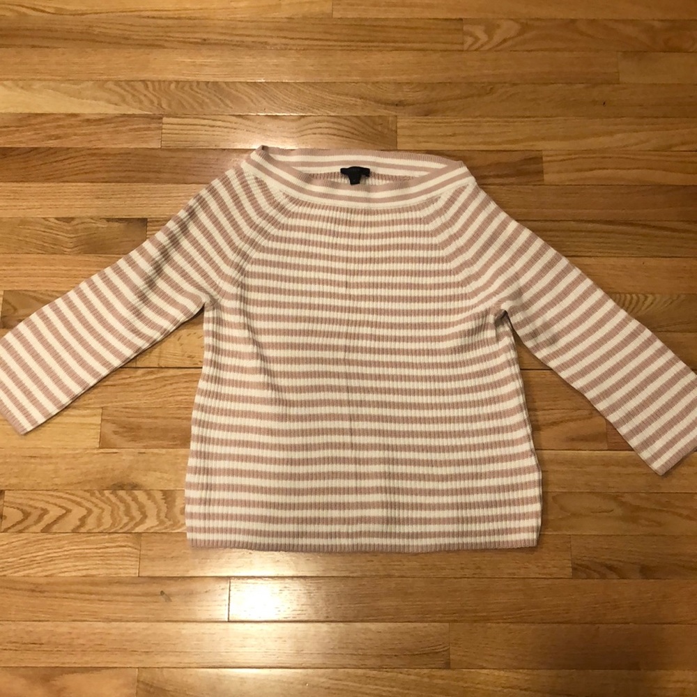 NWT. J. Crew striped sweater. Size: medium